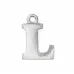 Letter Charm A, Pewter, 3/4" (19mm) Letter Charm A, Pewter, 3/4" (19mm)