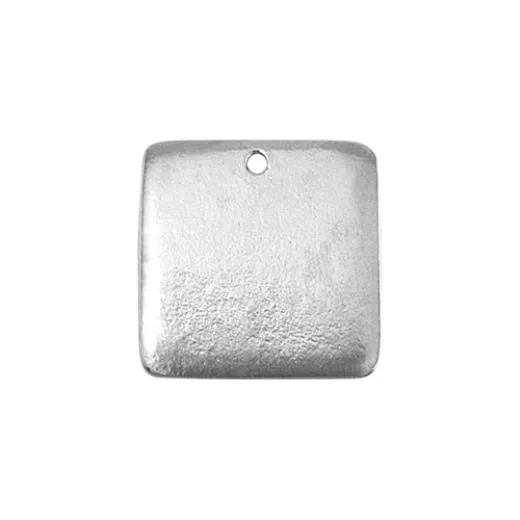 Pewter Square, 24x24mm Blank Pewter Square, 24x24mm Blank