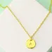 Pack of 5 ImpressArt Personal Impressions, Gold Plated 16 Gauge 18" Necklace with Small 10mm Circle Tag Pack of 5 ImpressArt Personal Impressions, Gold Plated 16 Gauge 18" Necklace with Small 10mm Circle Tag
