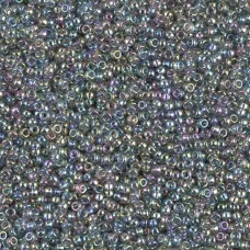 Transparent Grey Iris,  Miyuki 15/0 Seed Beads, Colour Code 2440, Approx 8.2g.