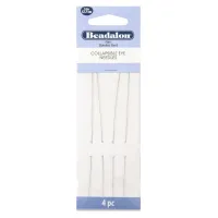 125mm Fine collapsible eye beading needle, pack of  4