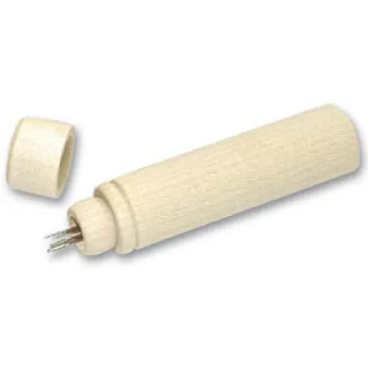 Smaller 58mm x 12.5mm ( 2.5" x 0.5"),Wooden Needle case, pack of 2 Smaller 58mm x 12.5mm ( 2.5" x 0.5"),Wooden Needle case, pack of 2