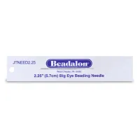 Beadlon Big Eye Needle, 2.25", single needle