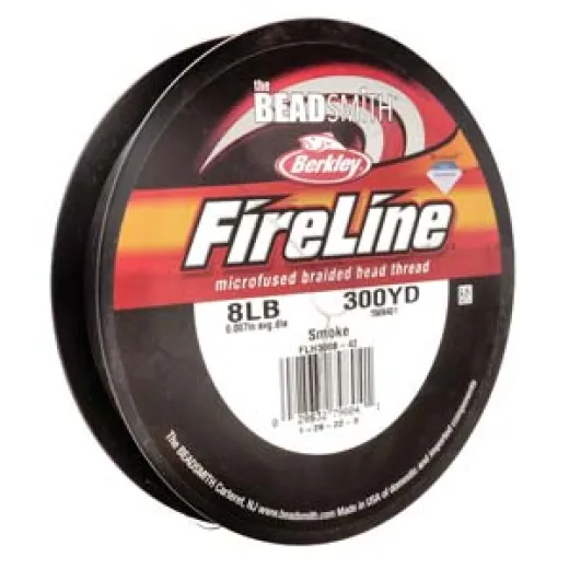 Fireline Thread, 8lb Smoke 300yd 0.007 Fireline Thread, 8lb Smoke 300yd 0.007