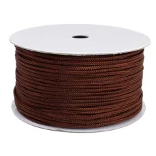 Chocolate Brown, 1mm Knotting Cord - 5 Metres