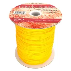 Bulk Reel, 2mm Knotting Cord - Yellow, 164m Reel