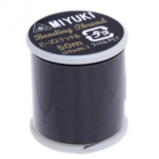 Brown Miyuki Beading Thread - 50m reel Brown Miyuki Beading Thread - 50m reel