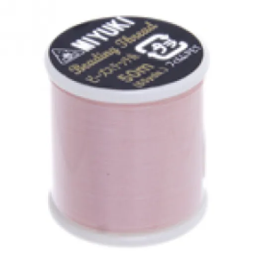 Light Pink Miyuki Beading Thread - 50m reel Light Pink Miyuki Beading Thread - 50m reel