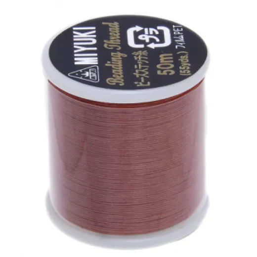Nutmeg Miyuki Beading Thread - 50m reel Nutmeg Miyuki Beading Thread - 50m reel