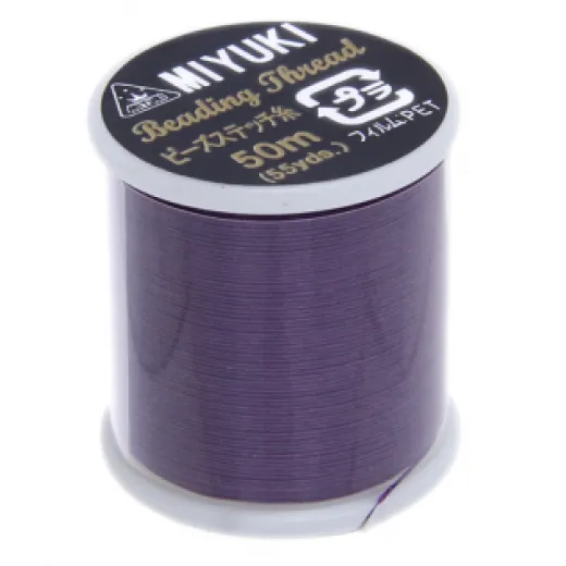 Purple Miyuki Beading Thread - 50m reel Purple Miyuki Beading Thread - 50m reel