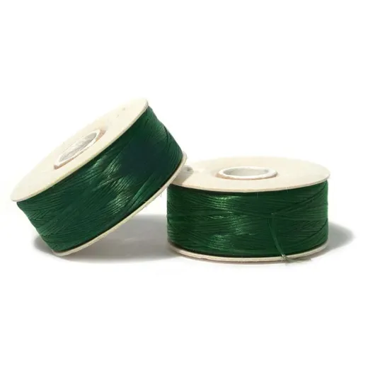 Emerald Nymo Beading Thread, Size D (0.30mm) Emerald Nymo Beading Thread, Size D (0.30mm)