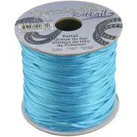 2mm Rattail Cord Light Blue, priced per 5 metres
