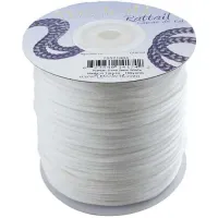 2mm Rattail Cord White, priced per 5 metre