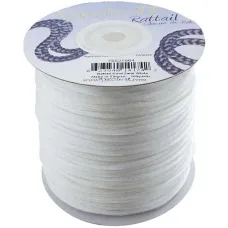 2mm Rattail Cord White, priced per 5 metre