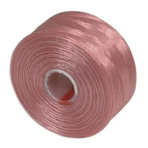 Pink S-Lon D Tex 45 beading cord Pink S-Lon D Tex 45 beading cord