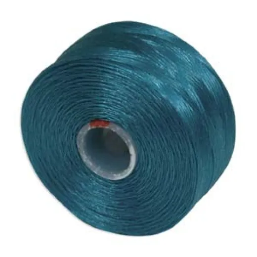 Teal S-Lon D Tex 45 beading cord Teal S-Lon D Tex 45 beading cord