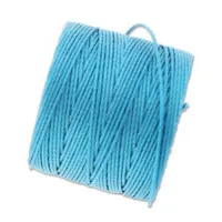 Bermuda Blue S-Lon 0.5mm Bead Cord on 77 yard Spool