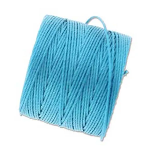 Bermuda Blue S-Lon 0.5mm Bead Cord on 77 yard Spool Bermuda Blue S-Lon 0.5mm Bead Cord on 77 yard Spool