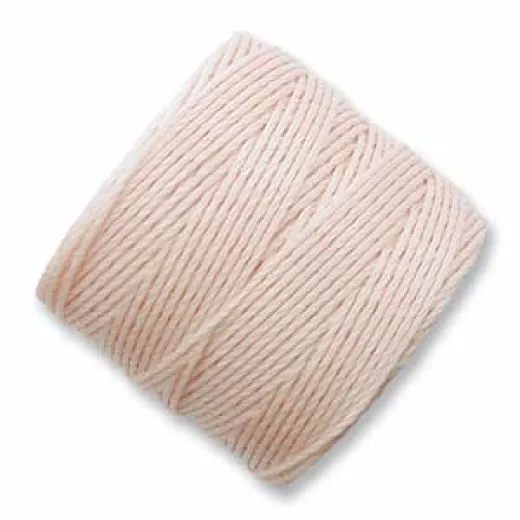Natural S-Lon 0.5mm Bead Cord on 77 yard Spool Natural S-Lon 0.5mm Bead Cord on 77 yard Spool