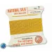 Yellow Griffin Silk Thread with Needle, Size 7, 0.75mm dia. 2m long Yellow Griffin Silk Thread with Needle, Size 7, 0.75mm dia. 2m long