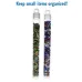 125mm x 14mm Clear Plastic Tubes with hanging cap, pack of 100