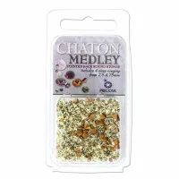 Preciosa Chaton Medley, Jonquil, Approx 5 Grams.