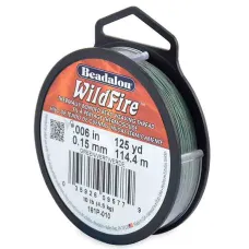 Green 0.15mm Wildfire Beading Thread, 161P-010 Wildfire Beading Thread, 114m spo... Green 0.15mm Wildfire Beading Thread, 161P-010 Wildfire Beading Thread, 114m spo...