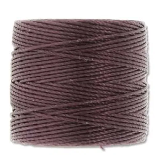 Eggplant S-Lon 0.5mm Bead Cord on 77 yard Spool Eggplant S-Lon 0.5mm Bead Cord on 77 yard Spool