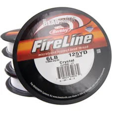 Fireline Thread, 6lb Crystal Clear 125yd 0.006 inch diameter