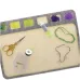 11 x 8 inch (28 x 20cm) size Bead Mat With 6 Bead Compartments