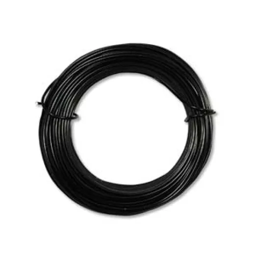 Black Colour 12 Gauge (2.05mm), Aluminium Craft Wire , 12m length, (39ft). Black Colour 12 Gauge (2.05mm), Aluminium Craft Wire , 12m length, (39ft).