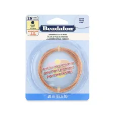 26 Gauge, Round, German Style Wire, 20m, Copper