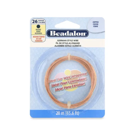 26 Gauge, Round, German Style Wire, 20m, Copper 26 Gauge, Round, German Style Wire, 20m, Copper