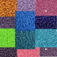 Miyuki11/0 seed bead Duracoat Opaque collection, Colour 14 colours, 5g of each colour Miyuki11/0 seed bead Duracoat Opaque collection, Colour 14 colours, 5g of each colour