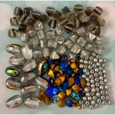 One Off Wonder - Blue Steel Bead Bundle
