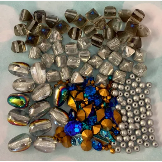 One Off Wonder - Blue Steel Bead Bundle One Off Wonder - Blue Steel Bead Bundle