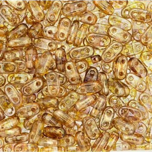 Luster - Transparent Gold Smoke Topaz 6mm Bar Beads - 9gm Approx Luster - Transparent Gold Smoke Topaz 6mm Bar Beads - 9gm Approx