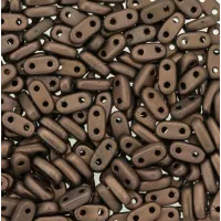 Matte Dark Bronze 6mm Bar Beads - 9gm Approx