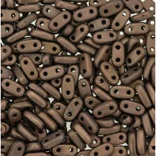 Matte Dark Bronze 6mm Bar Beads - 9gm Approx
