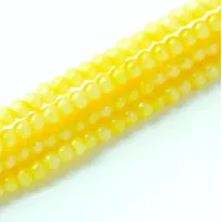 Banana Shiny 2mm Glass Pearls, 150pcs