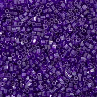 Size 8/0 Miyuki Cut Seed Beads, Cobalt Luster, Colour 0176, Approx 22 Grams
