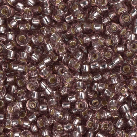 Smoky Amethyst Silver Lined 0012, Miyuki Size 11/0 Seed Beads, 100 Grams Smoky Amethyst Silver Lined 0012, Miyuki Size 11/0 Seed Beads, 100 Grams