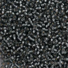 Light Grey Silver Lined, Miyuki 11/0 Seed Beads, Colour 0021L, 22g Approx 