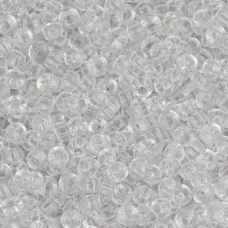 Miyuki Size 8 Seed Beads, Crystal, Colour 0131, 22 Grams