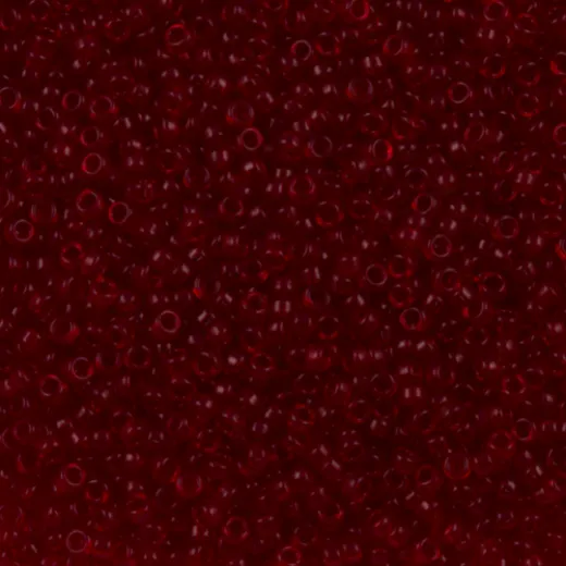 Transparent Dark Ruby, Miyuki 11/0 Seed Beads, Colour 0141D, 250 Grams