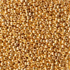 24kt Light Gold Plated, Miyuki 11/0 Seed Beads, Colour 0193, 5.2g Approx