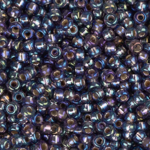 Amethyst Silver Lined AB, Colour 1024, Miyuki 11/0, 22 Grams Amethyst Silver Lined AB, Colour 1024, Miyuki 11/0, 22 Grams