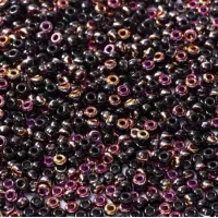 Jet Sliperit, Miyuki 11/0 Union Seed Beads, Colour 55040, Approx. 22g