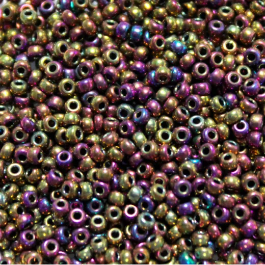 Metallic Purple Gold Iris, Miyuki 11/0 Seed Beads, Colour 0188, 22g Approx Metallic Purple Gold Iris, Miyuki 11/0 Seed Beads, Colour 0188, 22g Approx