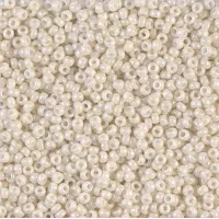 Opaque Limestone Luster Miyuki Size 8/0 seed beads, Colour 0600, 22gm